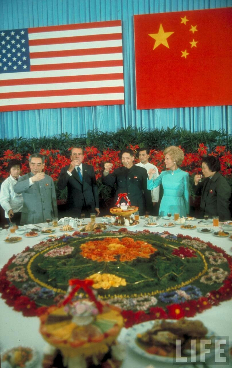 72年尼克松访华全套彩色照片