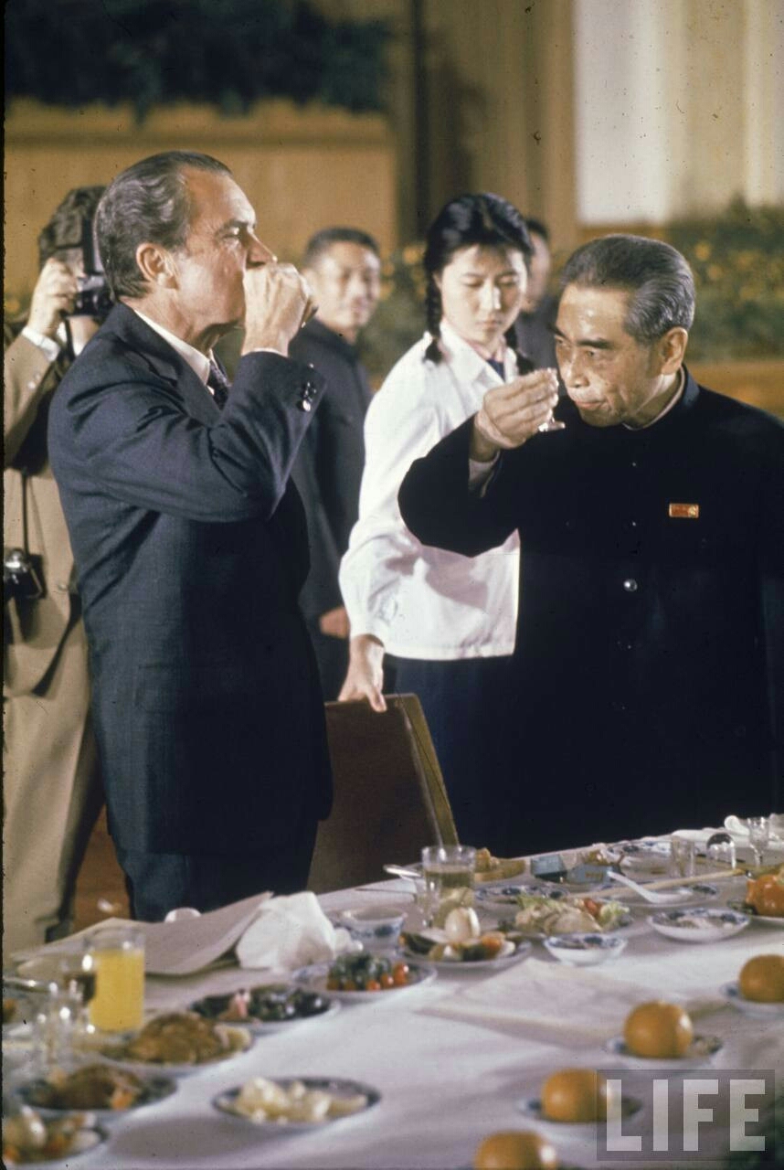 72年尼克松访华全套彩色照片