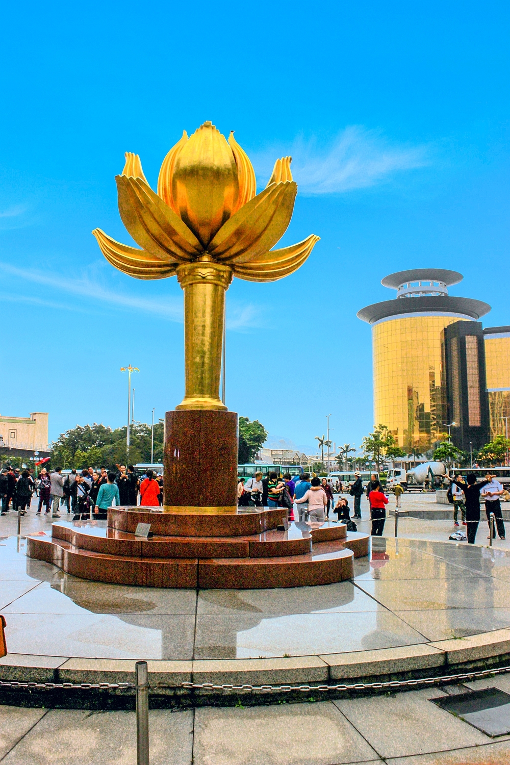 金莲花广场——澳门回归纪念景点