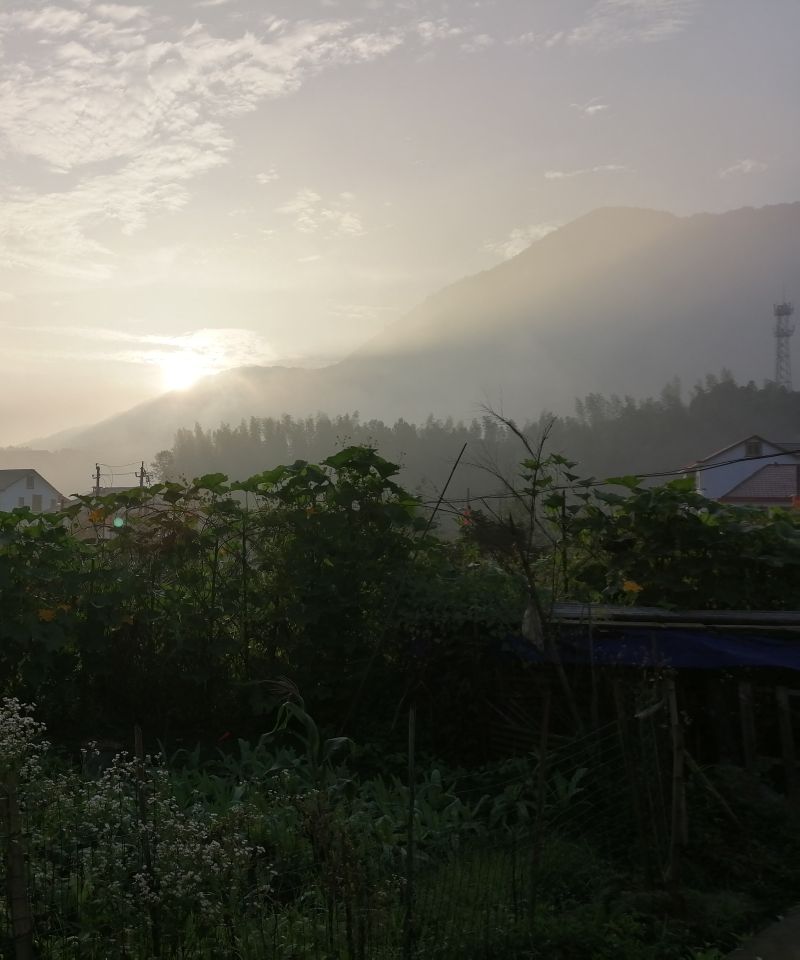 江西省靖安县中源乡三坪村休闲避暑地的美景