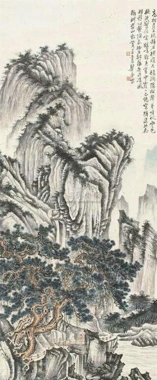 近现代著名画家郑午昌精选山水画作品