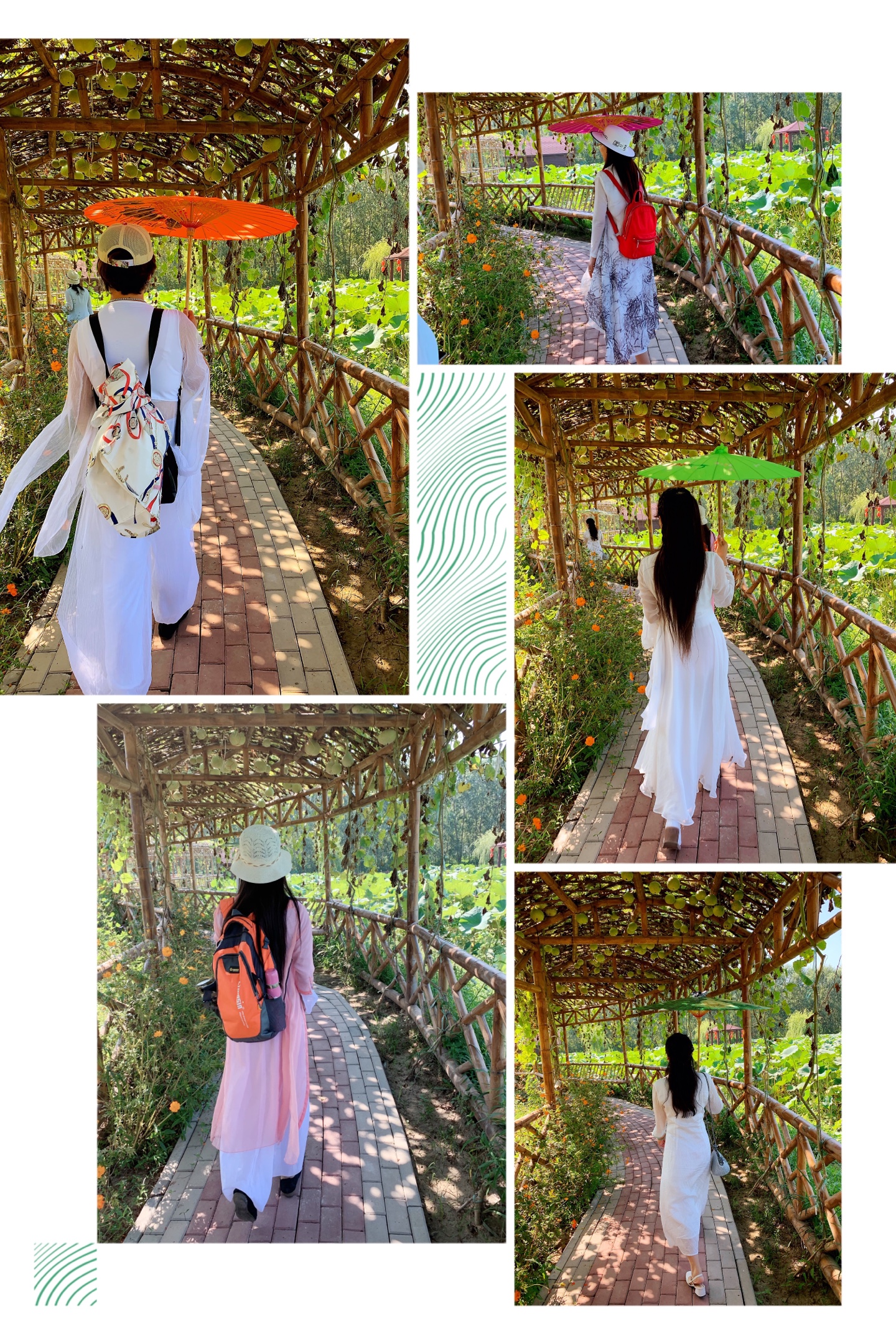 古典长廊,时尚姐妹,唯美背影.