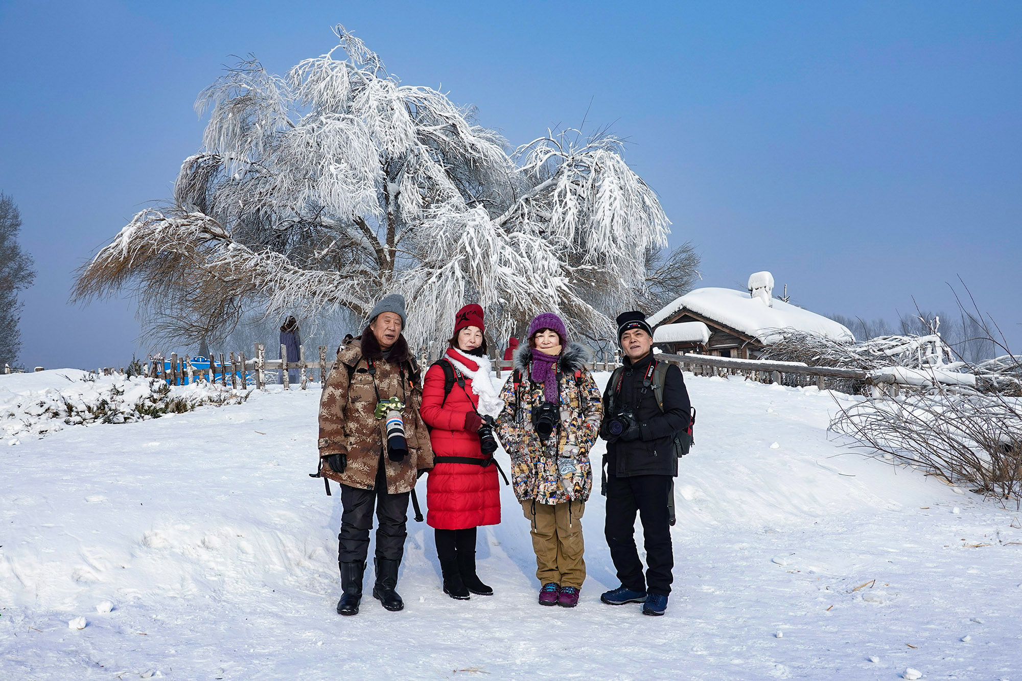 北国冰雪行摄之一《伏尔加庄园赏雪景》