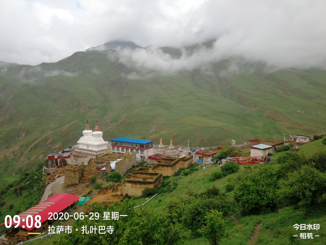 拉萨市达孜县扎叶巴寺.