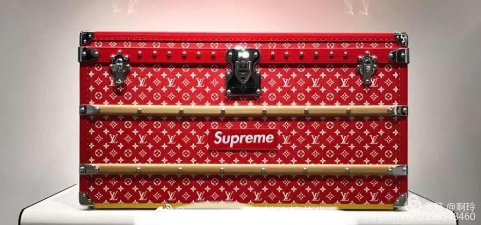 supremelv联名图片,lv图片高清图片supreme △ supreme & lv 联名系列箱子,定价53万