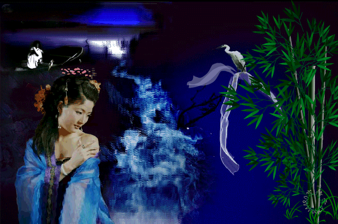 月光下的思念