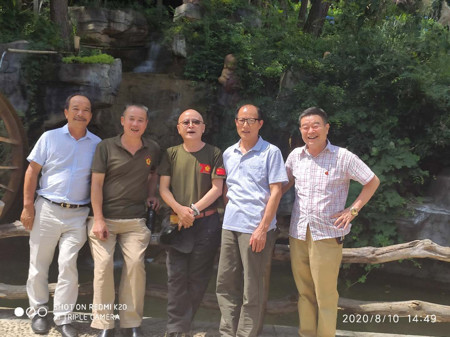 感谢老战友们一路盛情,感谢付国民,杨保胜,王爱平,罗