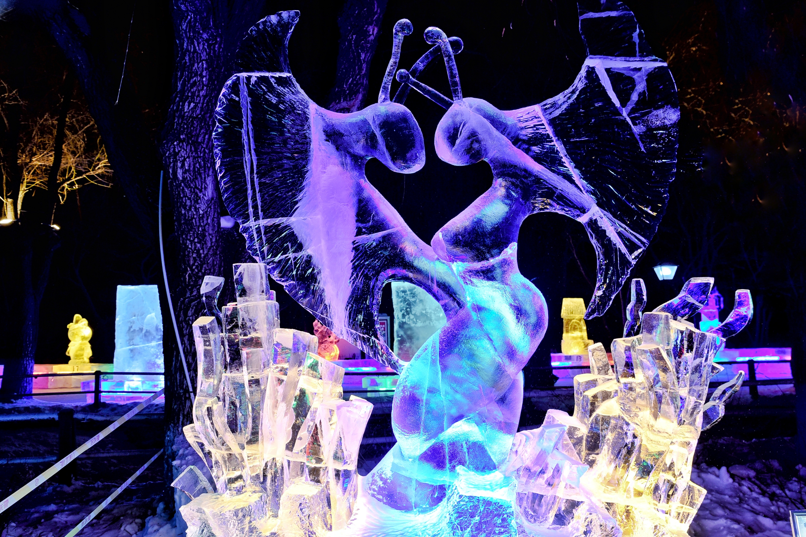第47届哈尔滨冰灯游园会冰雕艺术