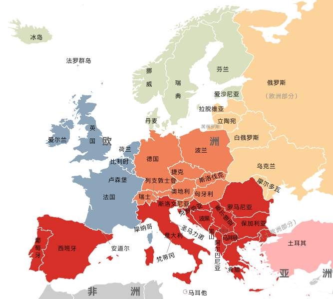 欧洲西部是与欧洲东部对应的欧洲地区.