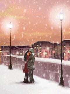 我在雪中看见了你