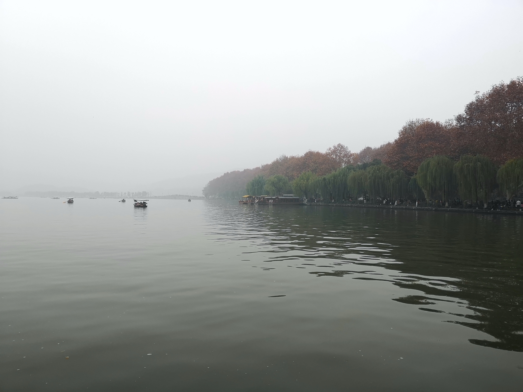 烟雨朦胧雨西湖