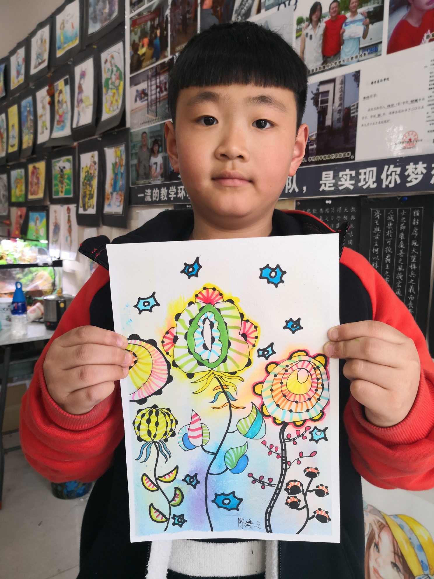 "太阳鸟"画室,暑假书法,美术班火热报名中!