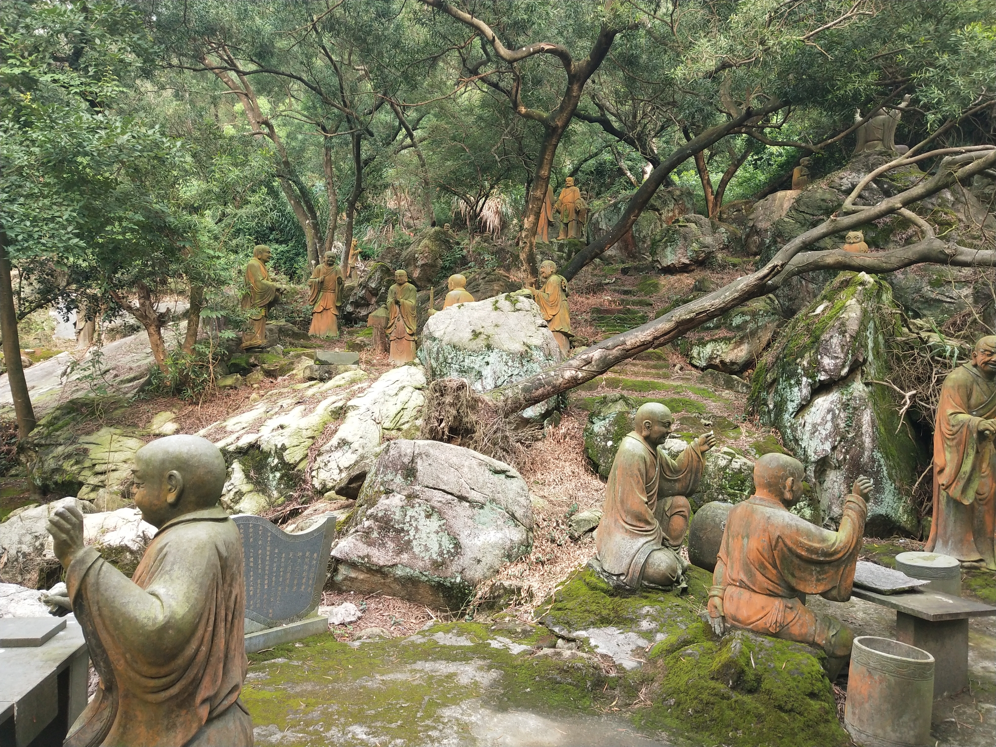 漫山遍野看罗汉,长乐浮岐游蒲竺寺