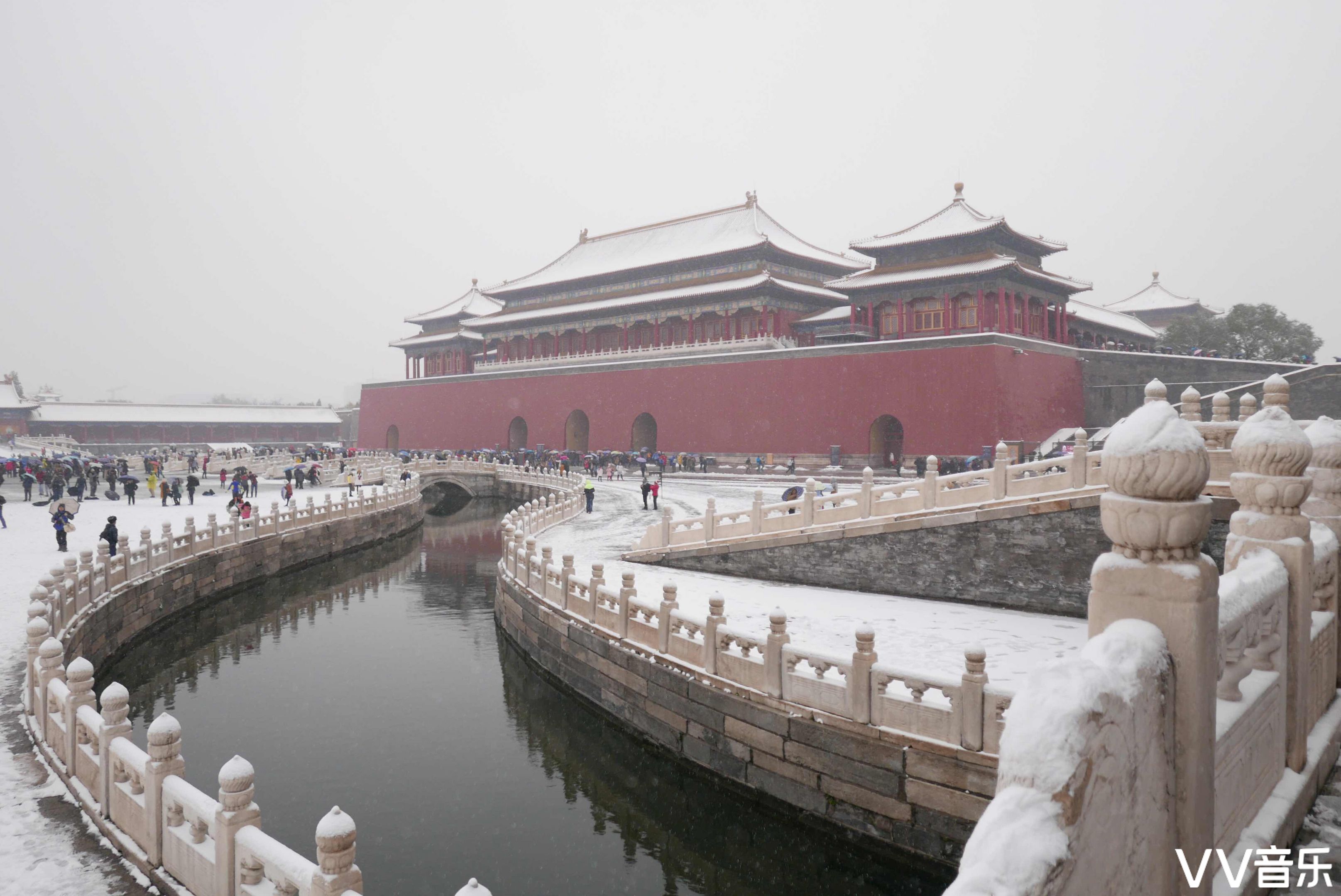 一场故宫雪,惊艳北京城