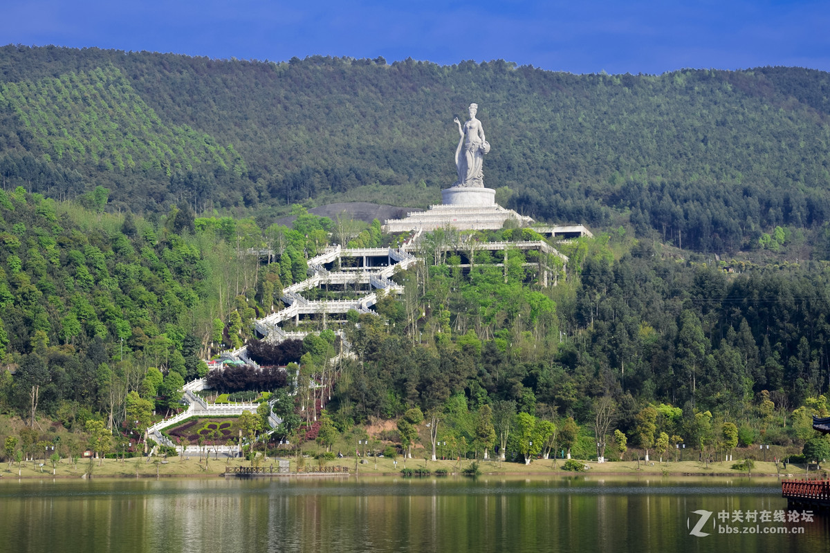 神女湖景观