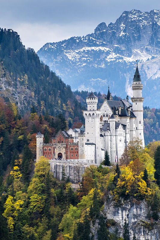 德国童话-深秋美丽天鹅堡