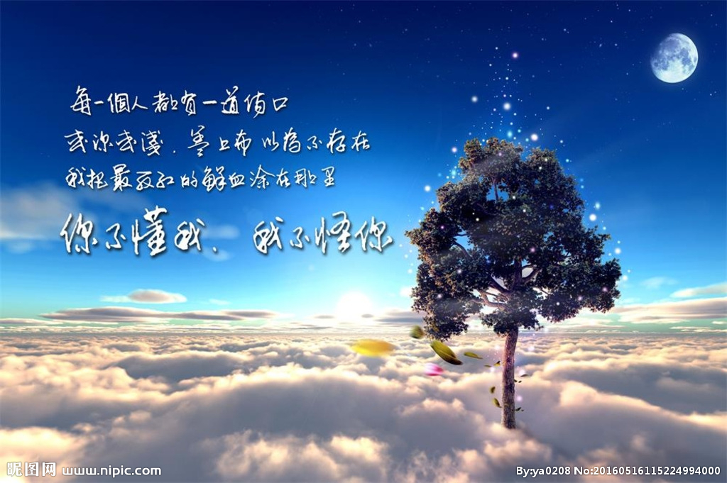 我把最抒情的语言  用在那里.