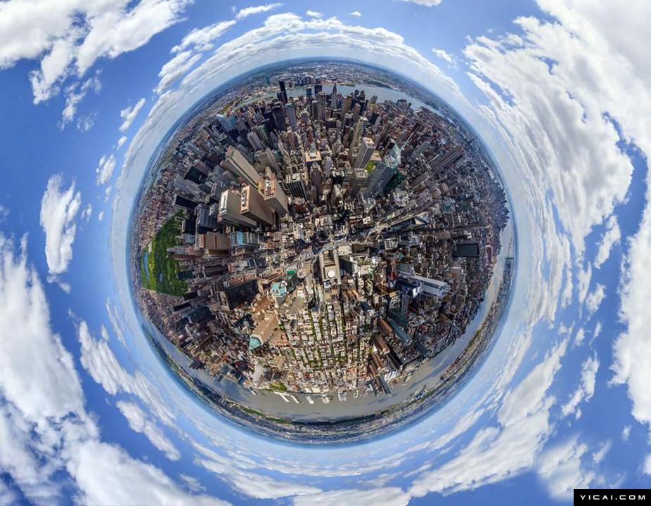 另眼看世界360度圆形城市别有风味