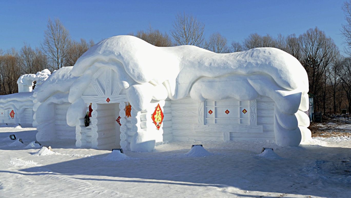 哈尔滨太阳岛公园雪雕