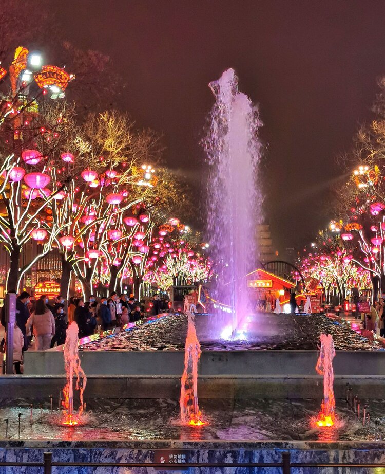 长安61大唐不夜城系列片四之喊泉