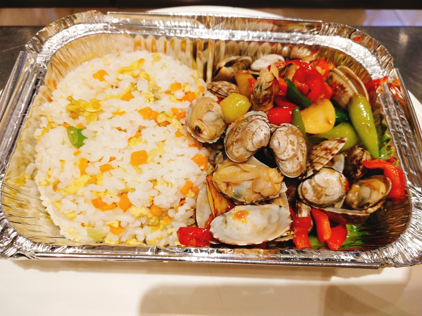 锡纸花甲饭 制作人:周明军