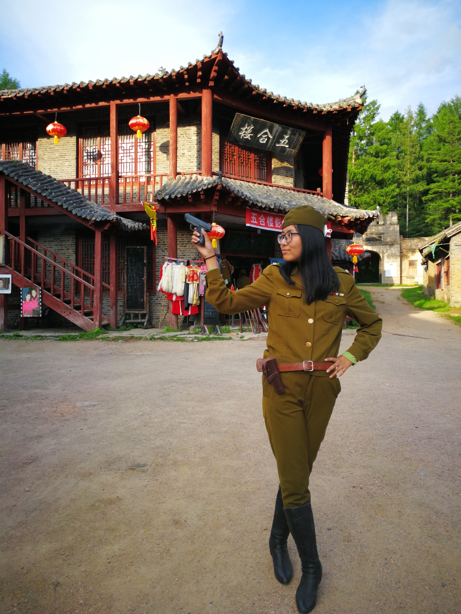 威虎山城城门楼 城门外景 城门内景 林海小镇:五合楼 威虎山聚仪厅