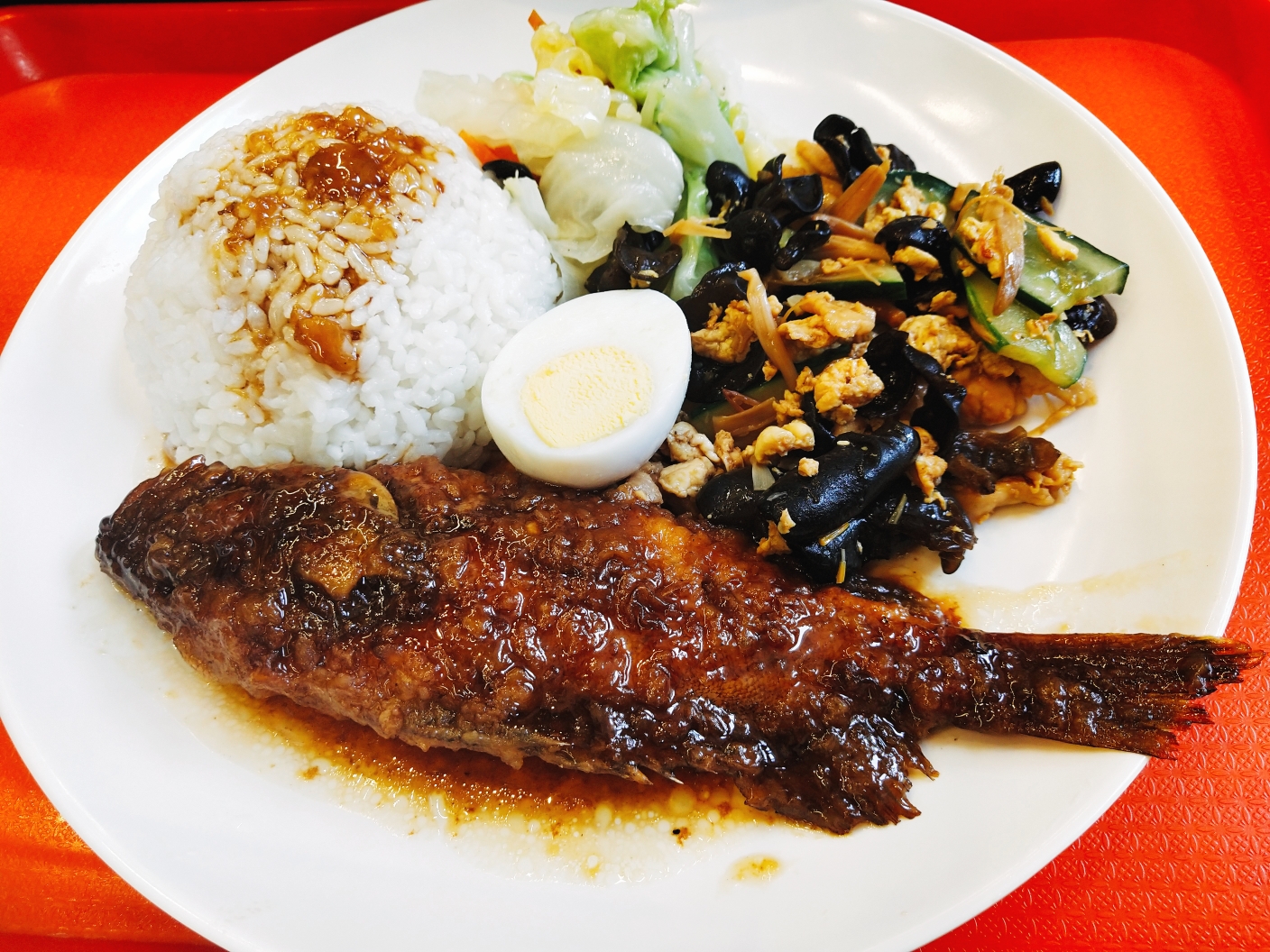 石斑鱼盖饭 制作人:庞辉辉