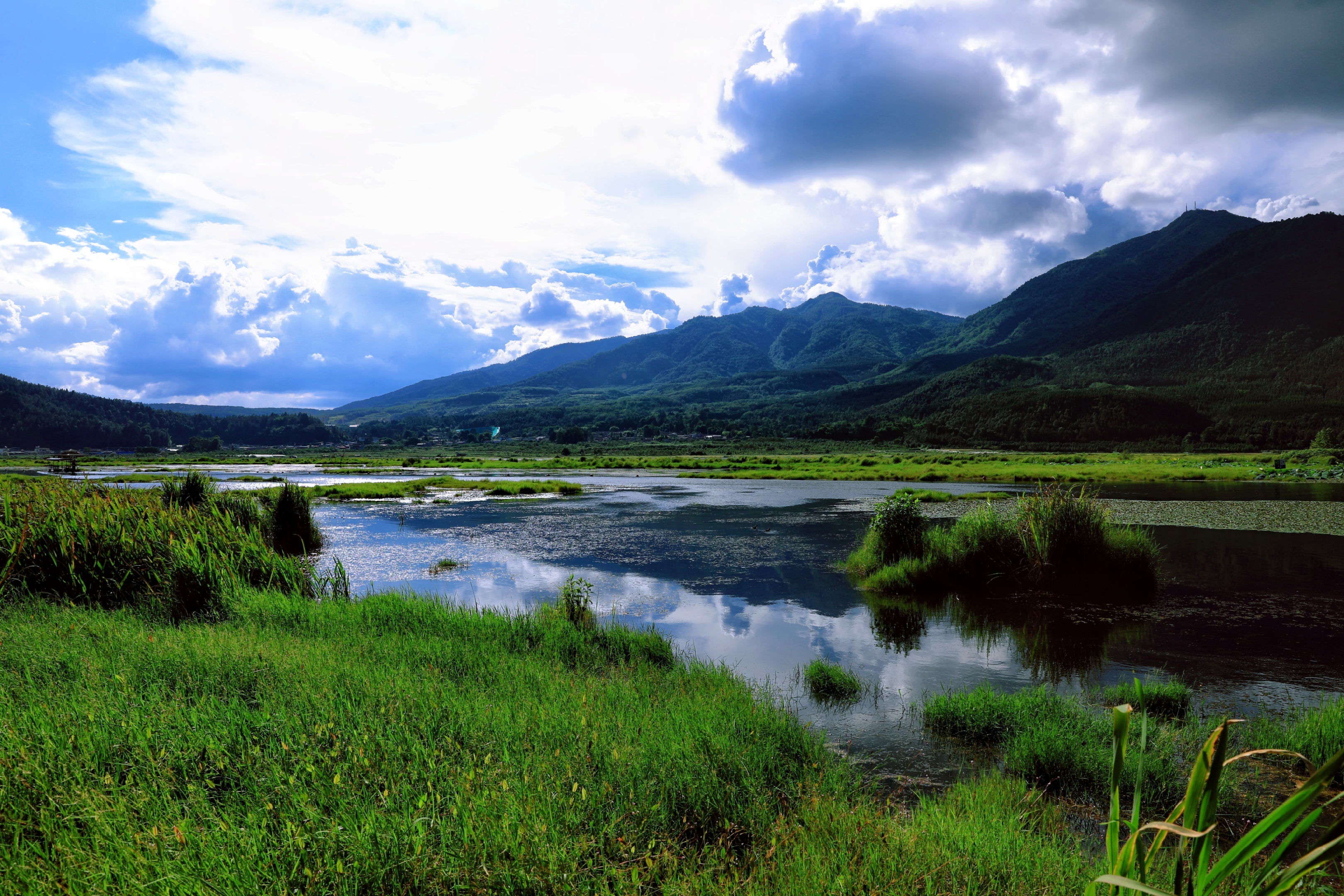 云南腾冲湿地风光