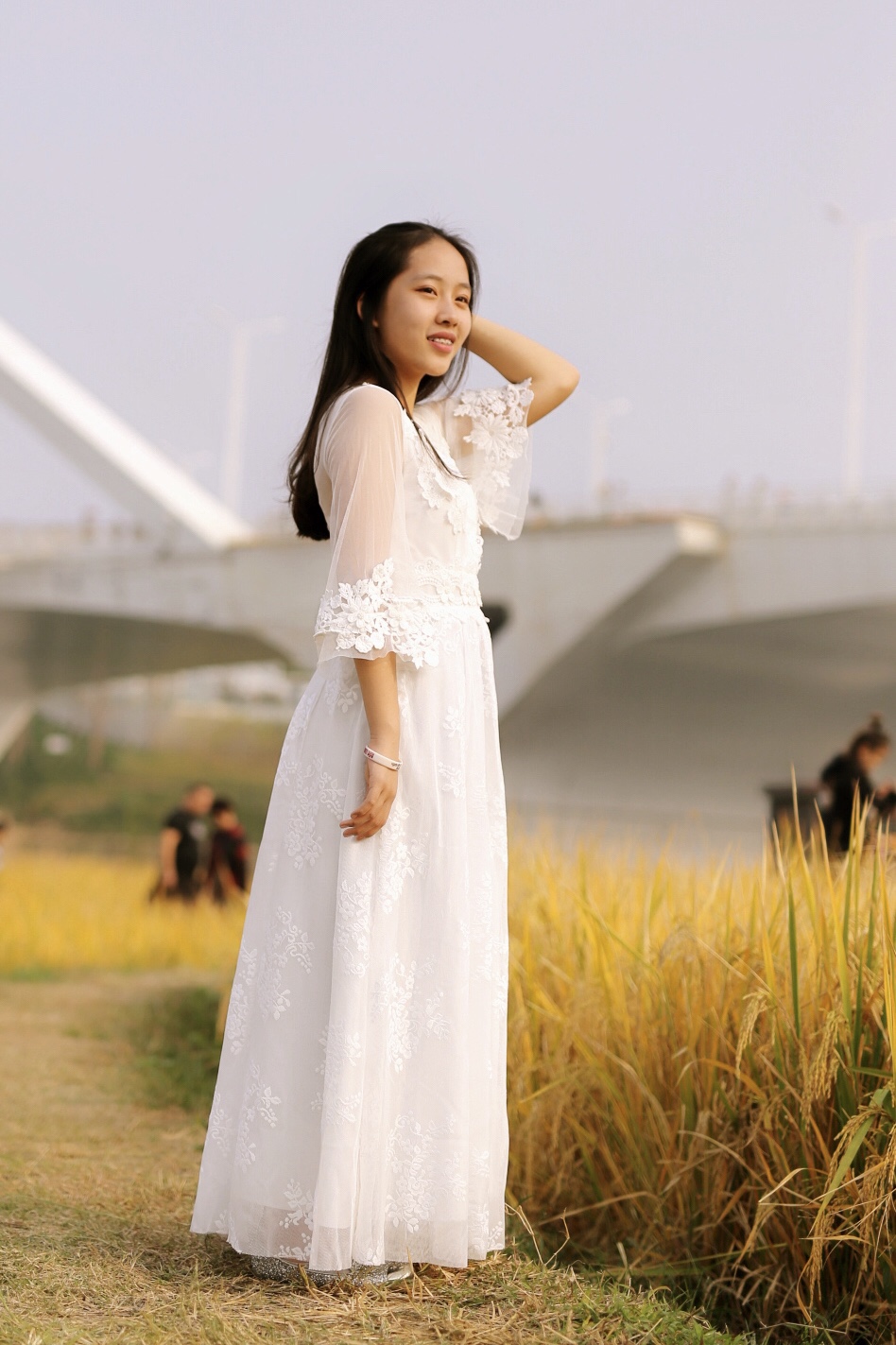 浅笑回眸的瞬间