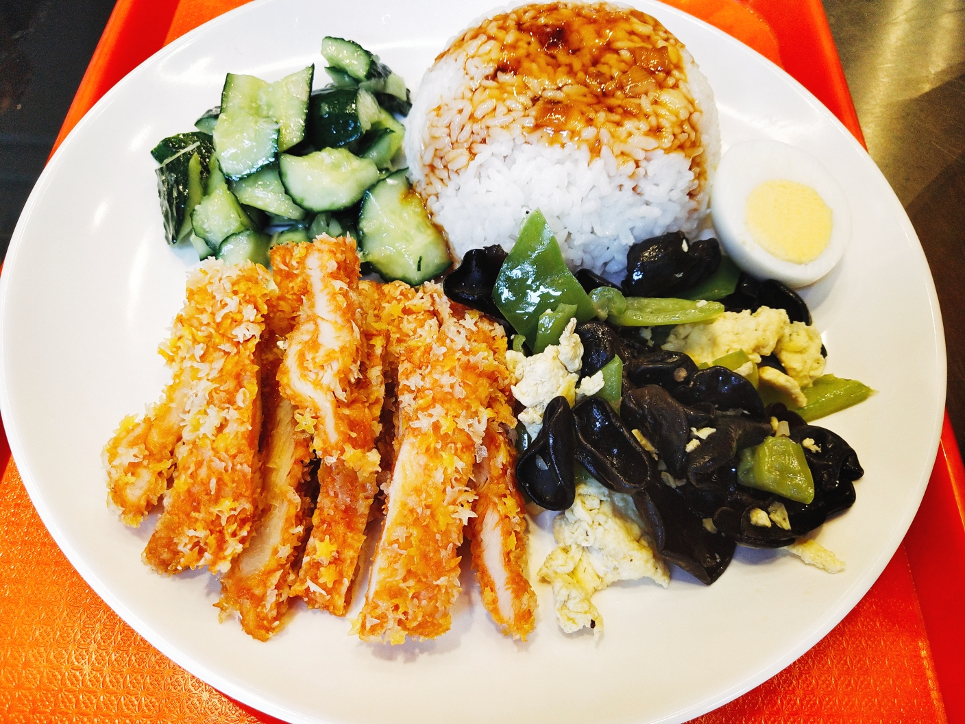 鸡柳盖饭 制作人:庞辉辉