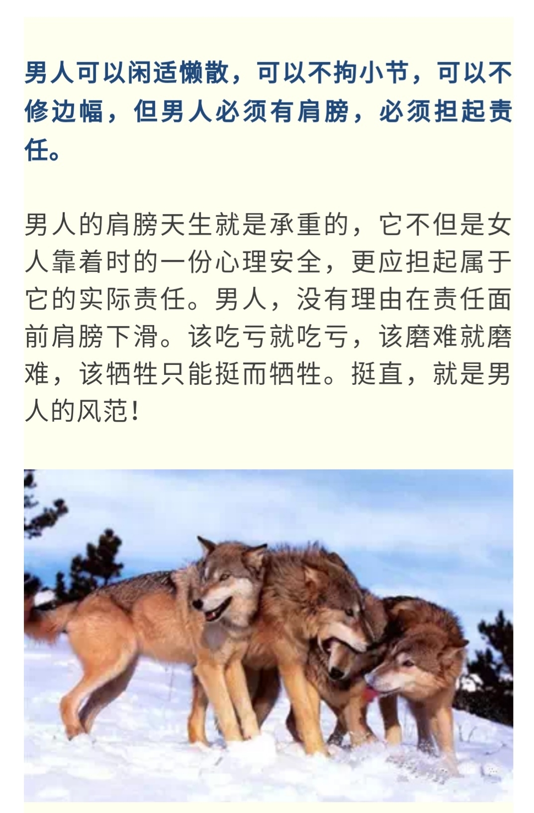 男人的狼性你有多少?