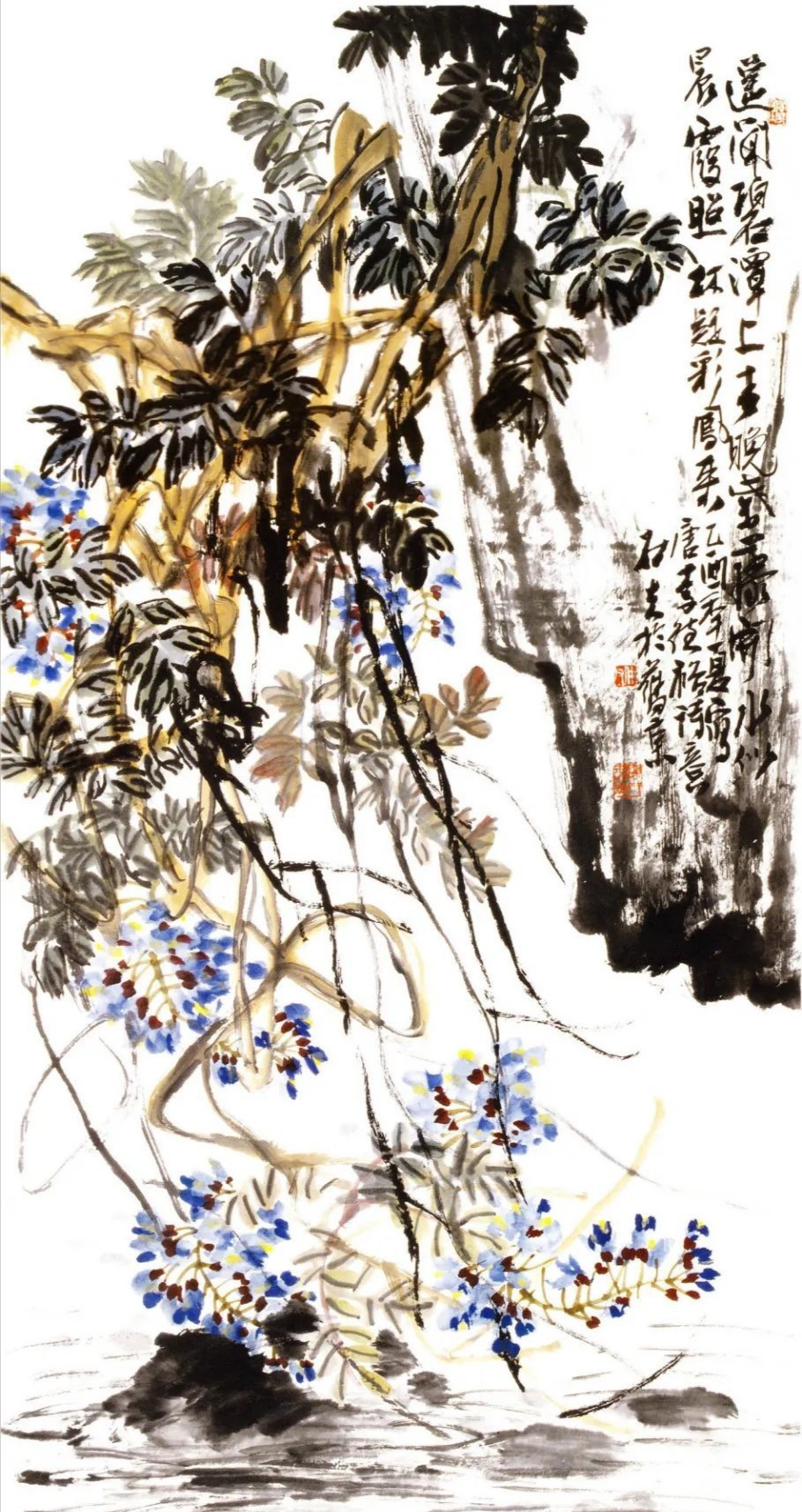 郭石夫大写意花鸟画