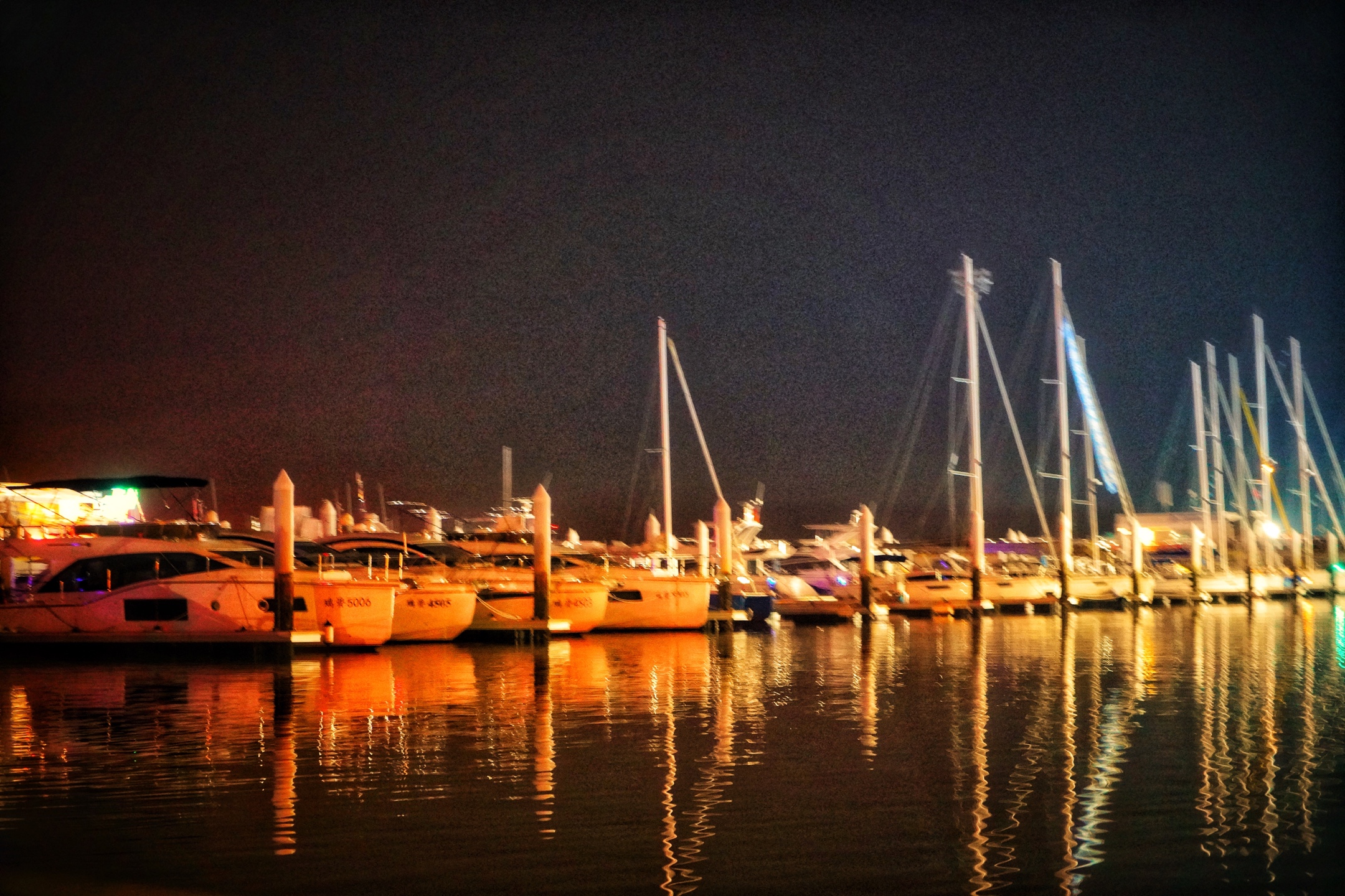汕头东海岸夜景图片图片