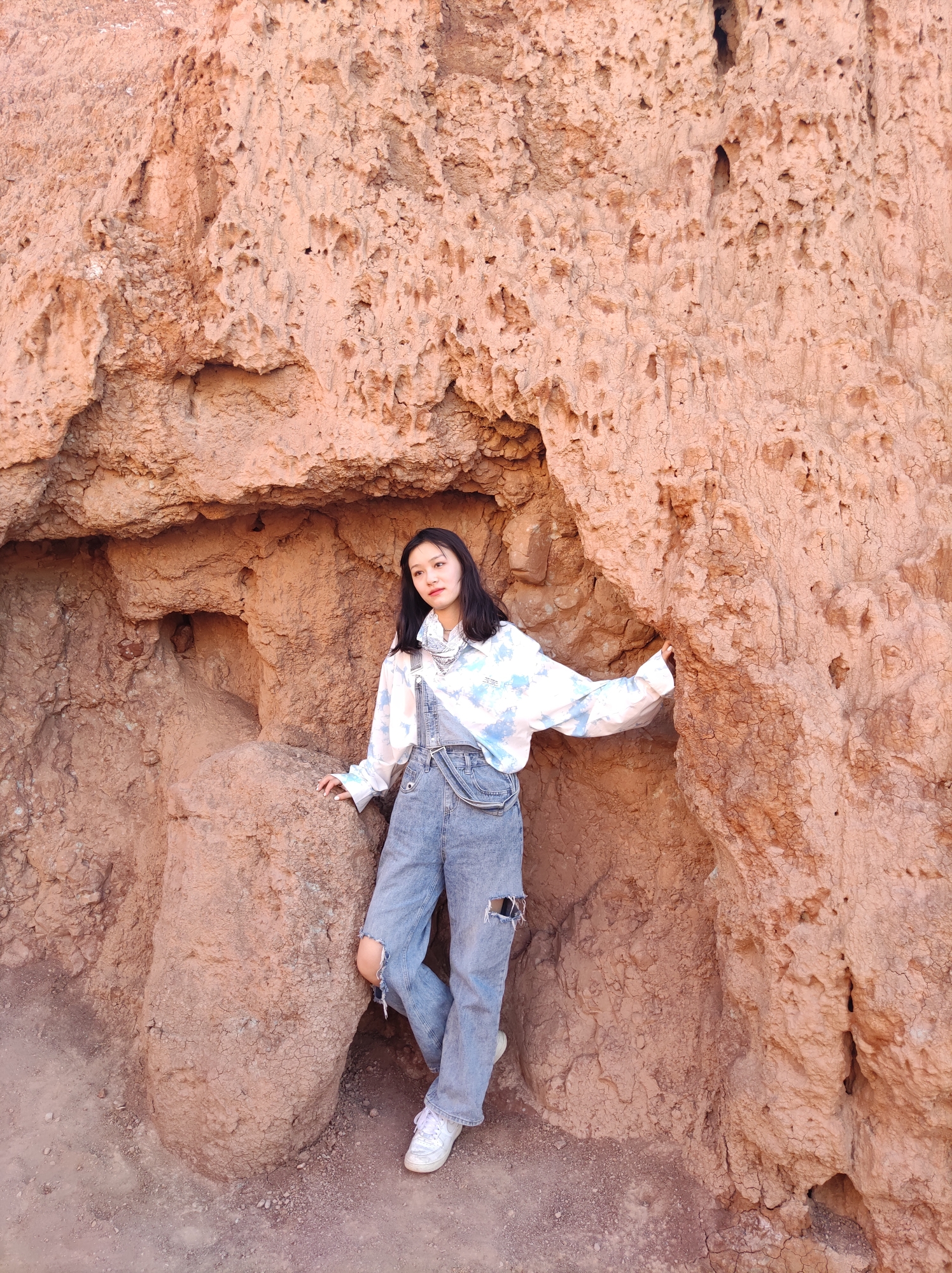 美女走丹霞: 甘肃张掖七彩丹霞公园及平山湖大峡谷行摄之旅