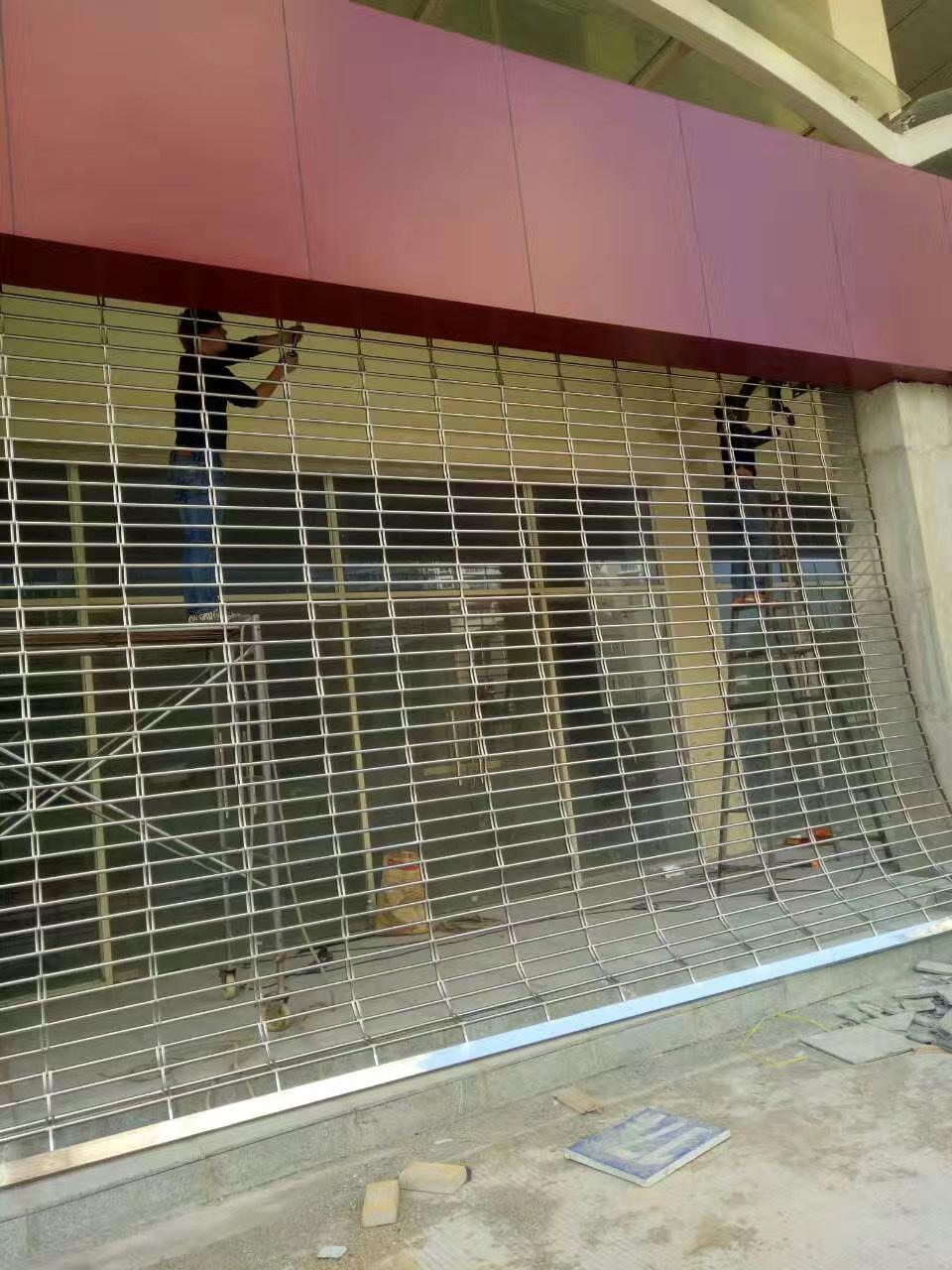 不锈钢通花卷闸门