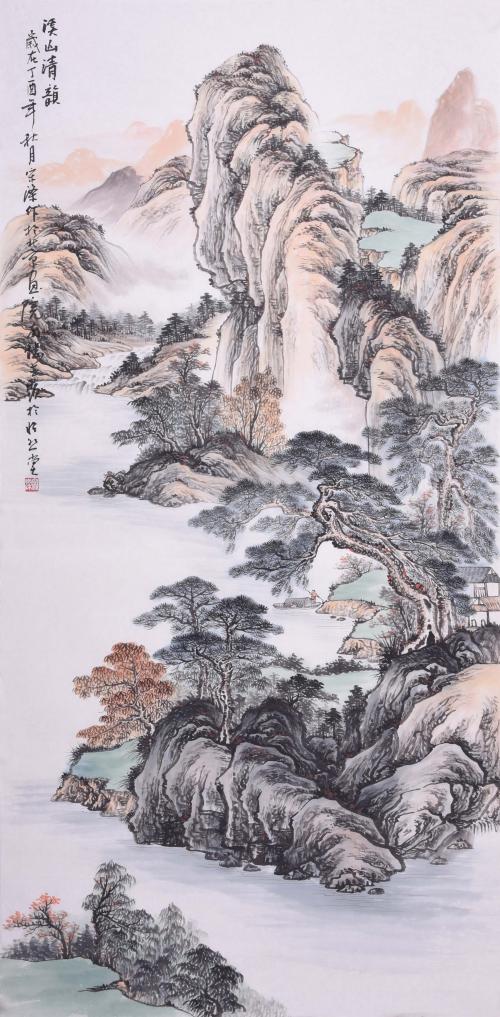 现代画家宋涤的山水画精选作品