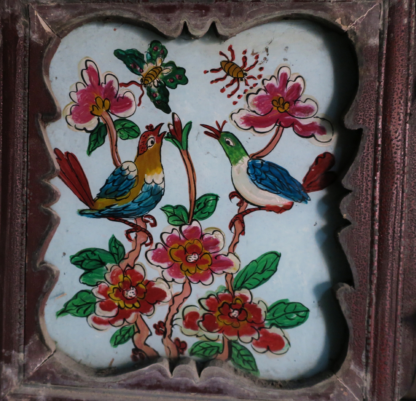 这些花板刻绘的图案,还会存世多久!