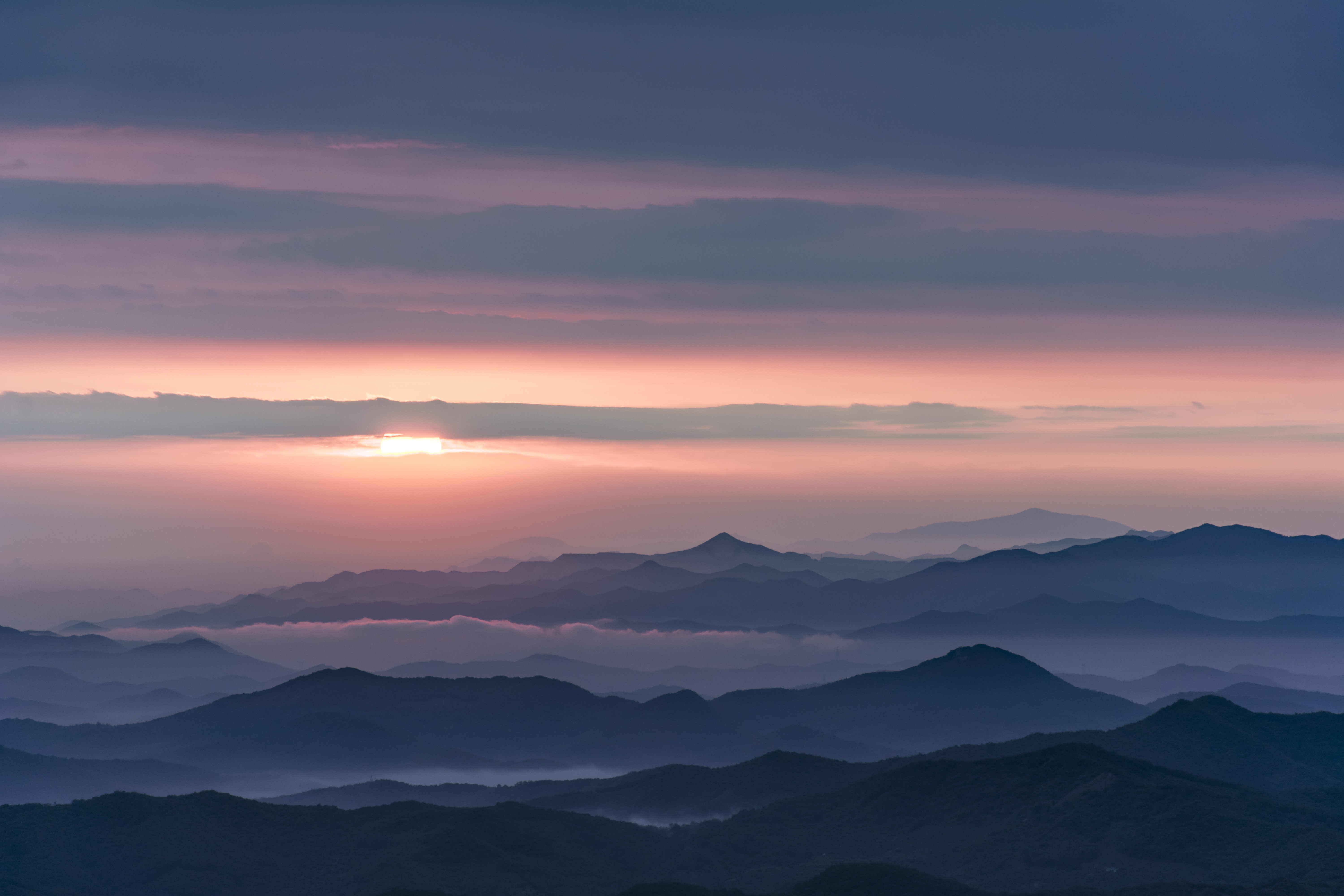 2020年6月27日千山日出美如仙境