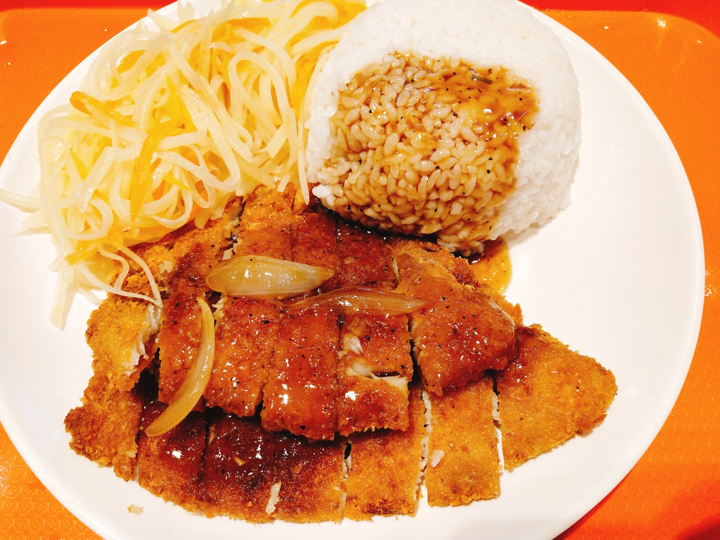 胡椒焗鱼排盖饭 制作人:史爱扬