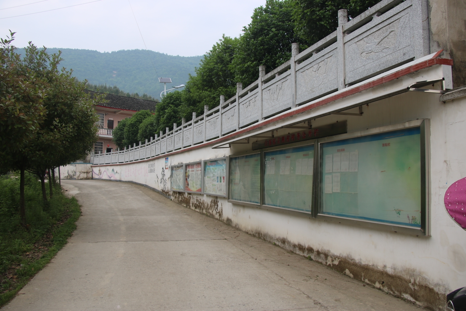 新化县白溪镇萸江诗社人员青荆村采风