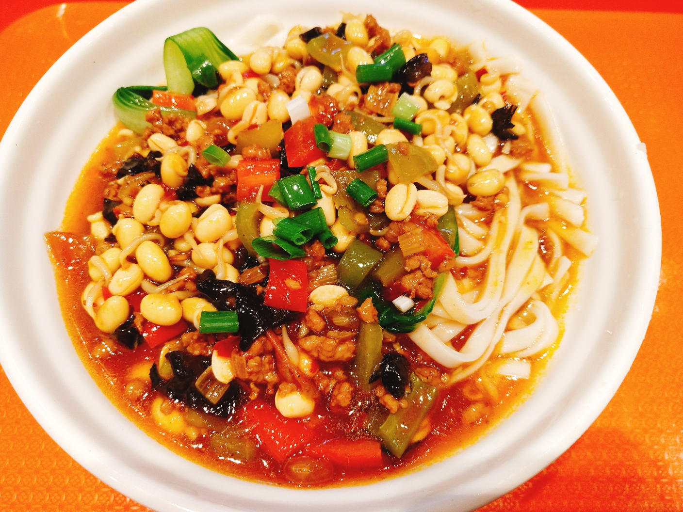 黄豆肉丁面 制作人:王雪