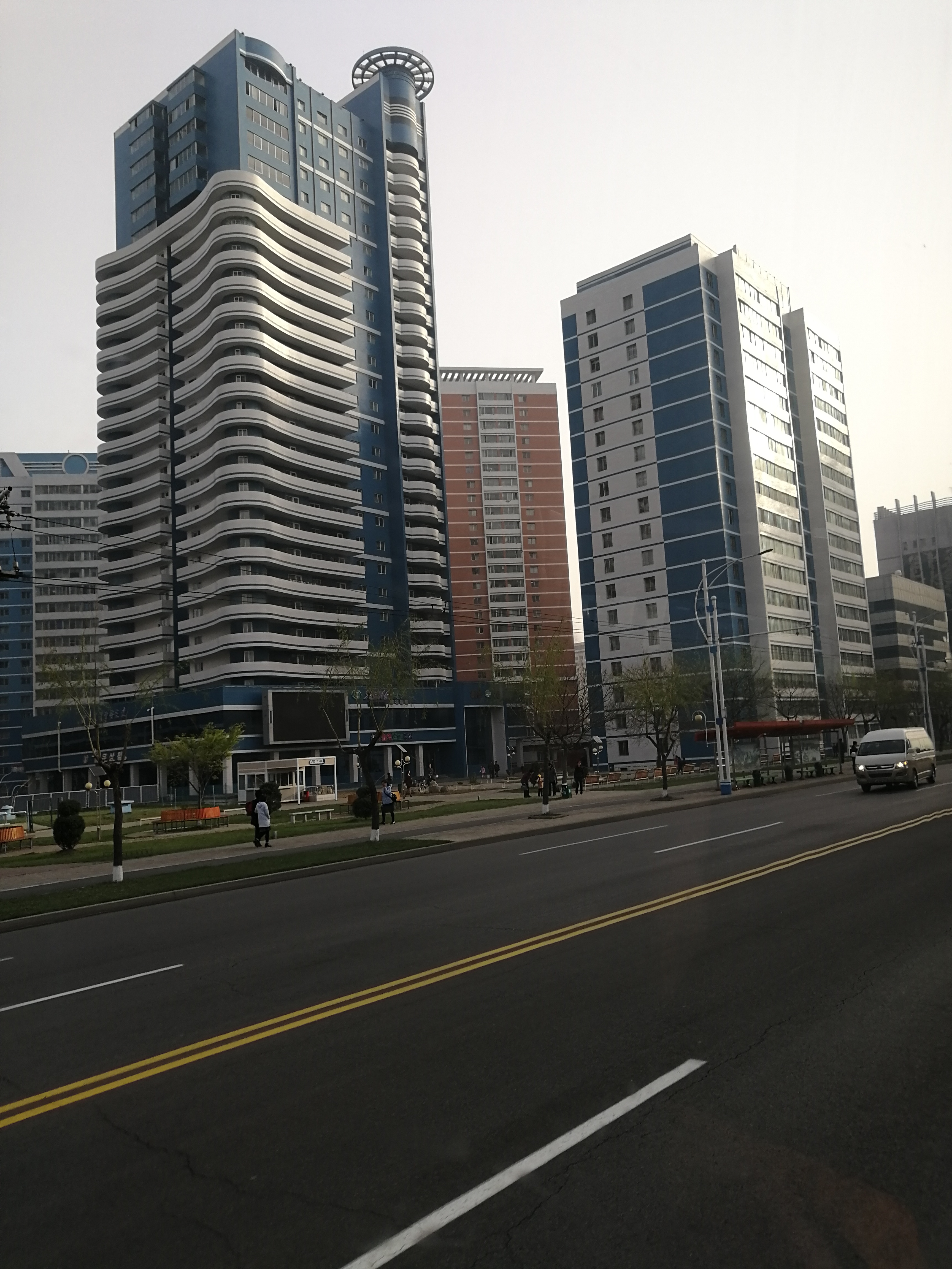 朝鲜新义州街景图片