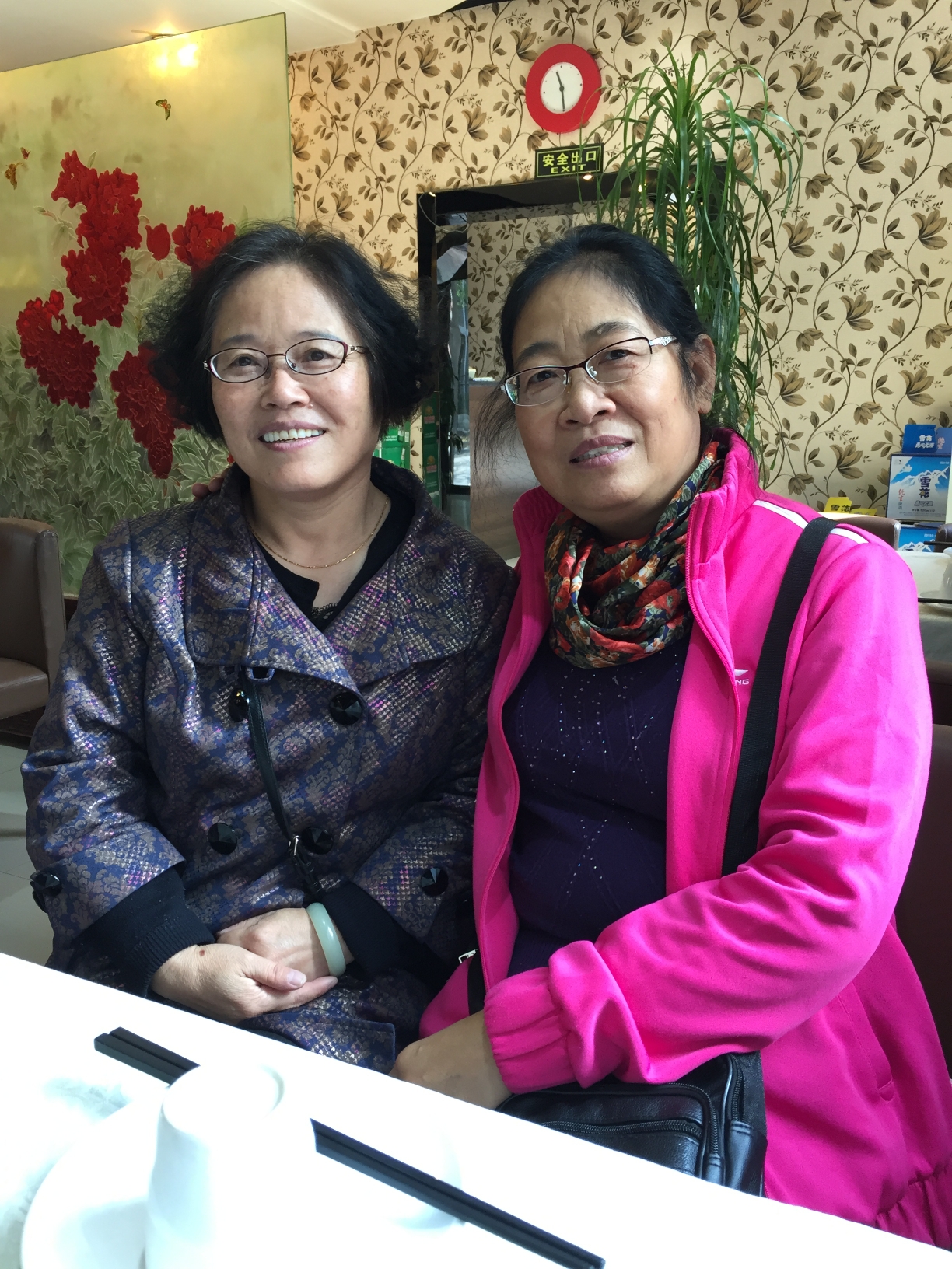 2016年10日26日张秀莲 窦玉侠在北京相聚