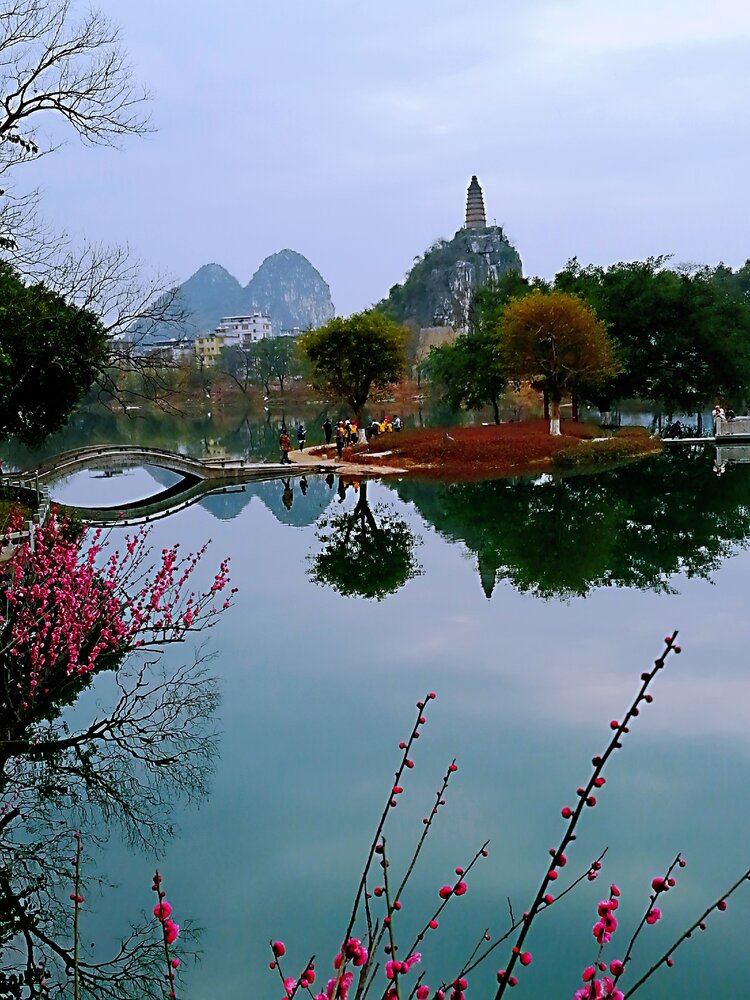 一枝青玉压群芳七绝古风