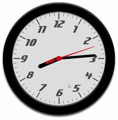 钟表面上的角与角度