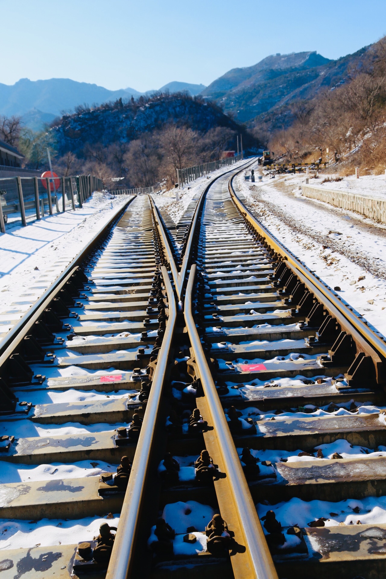 八达岭的头场雪