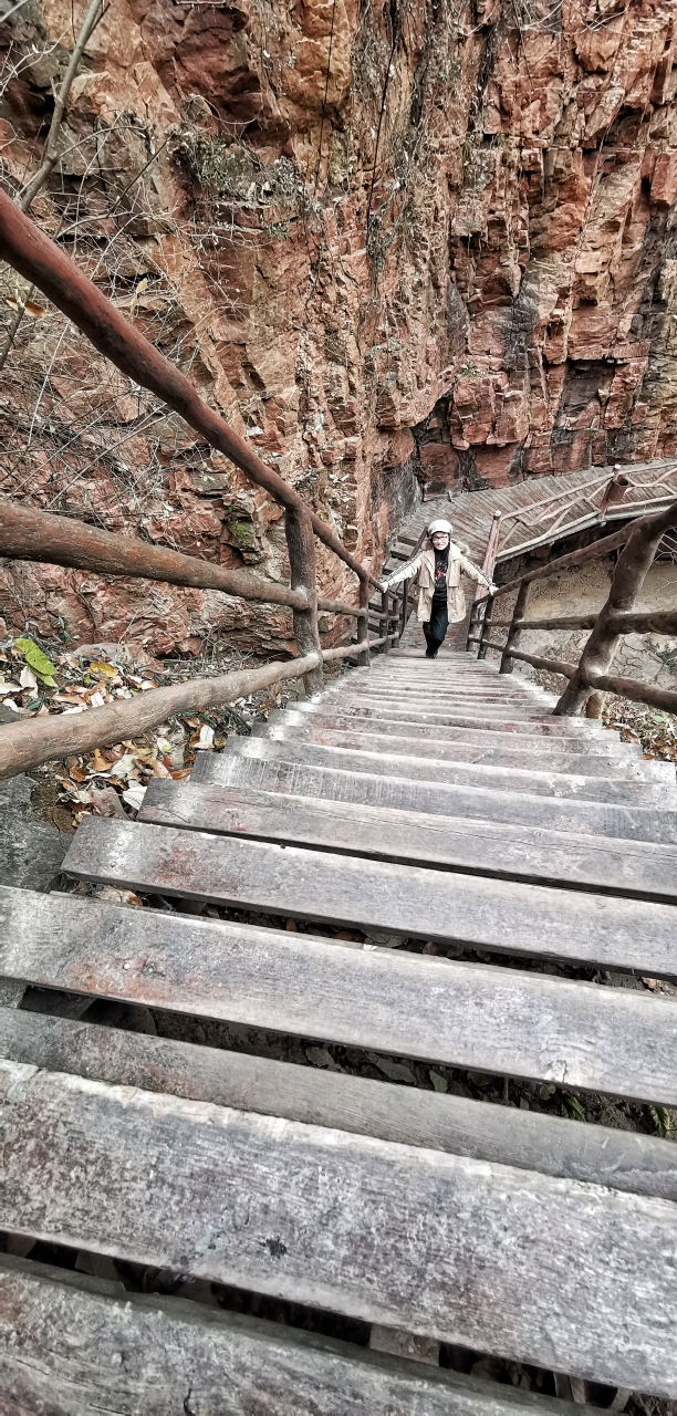 伏羲山大峡谷的冬天