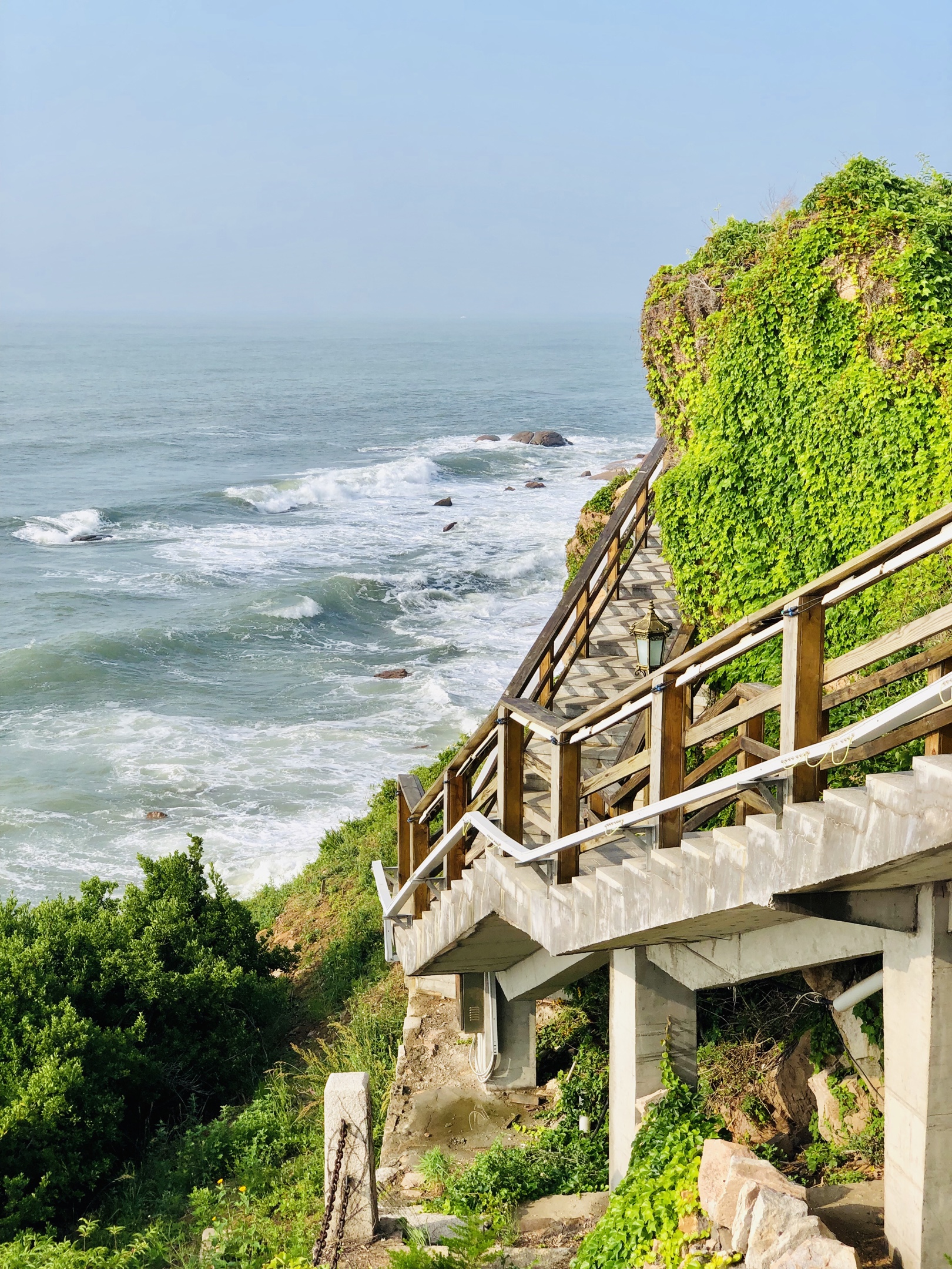 燕儿岛山公园公厕建造过程