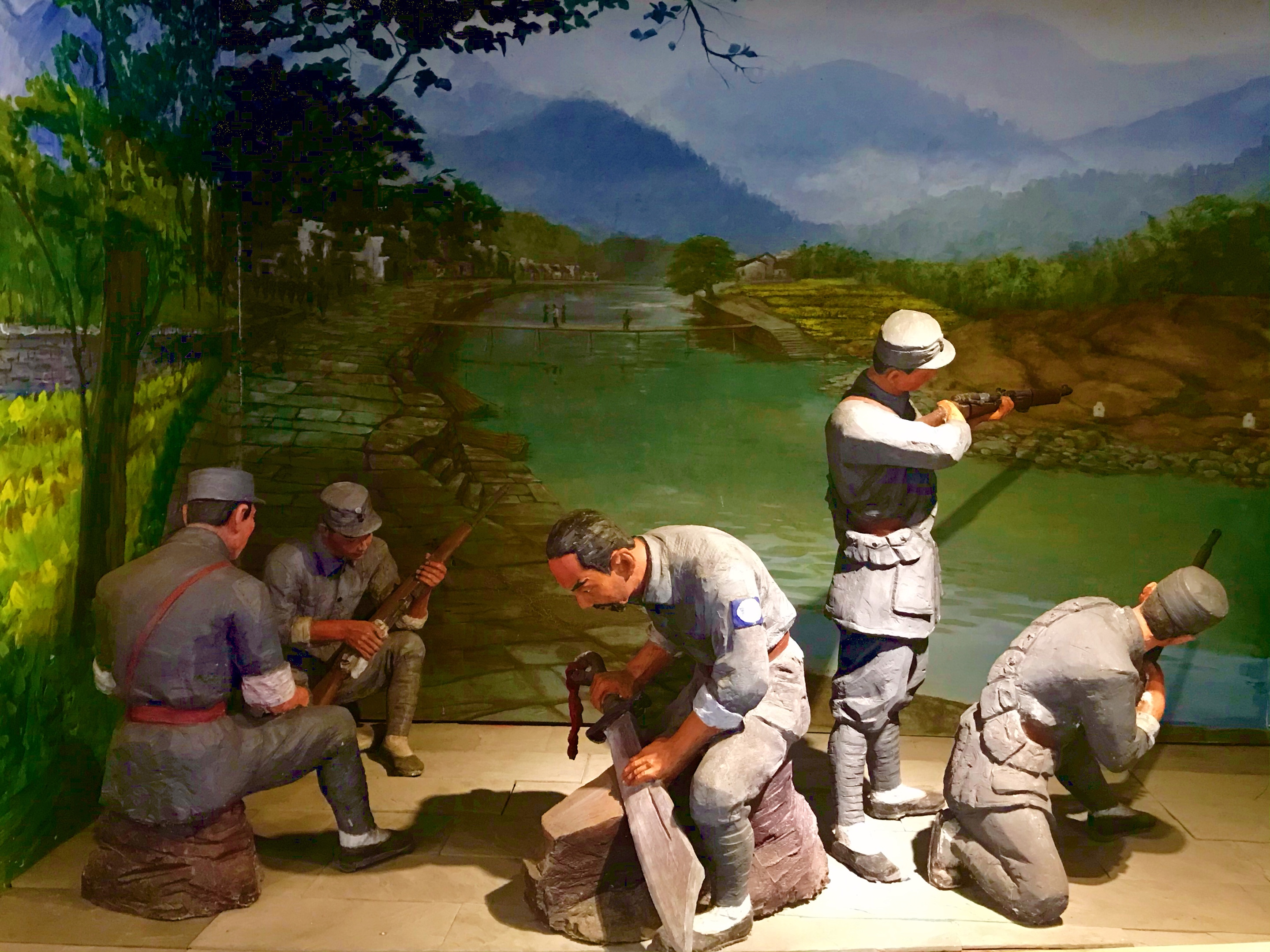 红色之旅参观岩寺新四军军部旧址原创首发