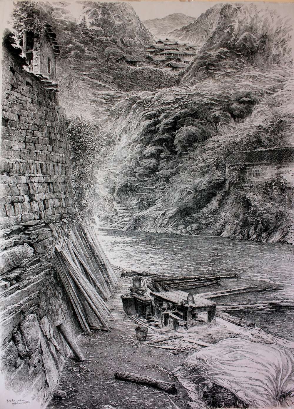 今天开讲,什么是新钢笔画?